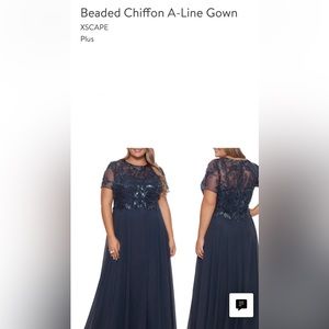 X scape Charcoal Dress